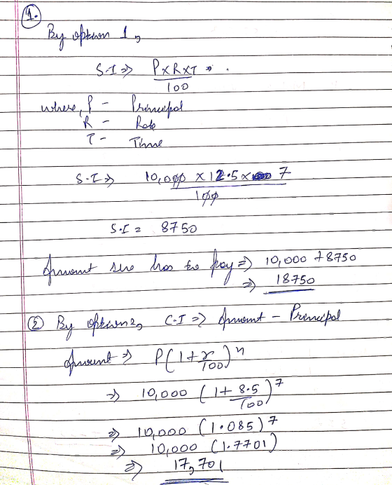 1. By aphum I, S. 1 > 1 Px RXT » loo Perancipal where, l- R P- Robe Tinne s I » 10,000_x 12.5 x 7 104 S .I z 8750 tros to 10,