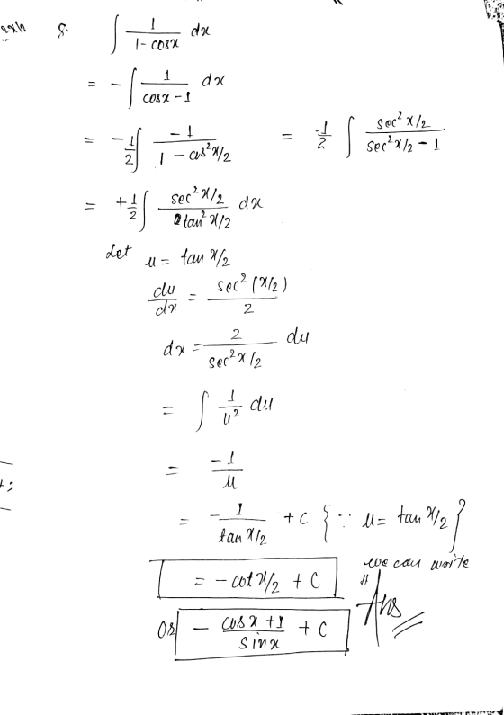 M= tank/2 - equin 8 da | - 0082 ܝܐ da = - 1 COXX-1 -] at i-a8²1/2 = soc²X/2 Sec X/2 - 1 | 2 - +1 ser ²1/2 da Q tau212 2 Let I