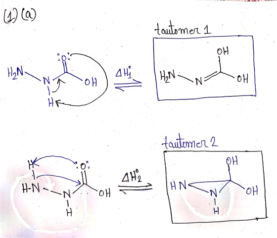0F tautomer 1 HO HUN AH AL HO H₂N 애 Z F tautomer 2 K 0 HO AHA H-N N IT - N. Ho. 애 N I