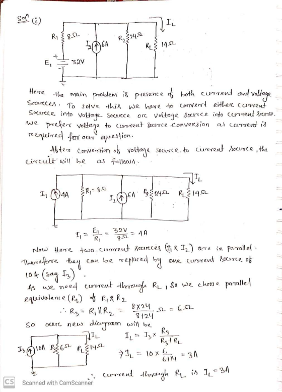 Sal?) 8-12 R$24-2 6A 5 9 R$ 140 E + = 32V Here the main problem is presence of both current and voltage Socerces. To solve