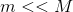 m << M