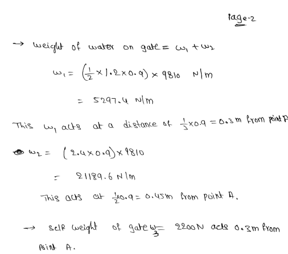 tage-2 weiqut of watex On 1.2xo. q) 씨N 이8b 297.4NMM Prom pant =8.3 m digtonce 아 This w, a나g at a (2.uxo4)8/0 2 118q.6 NIm 0.4