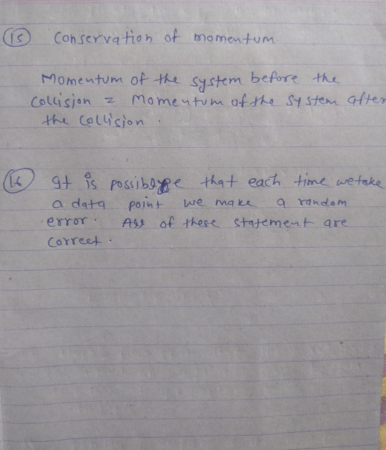 Conservation of momentum. Momentum of the system before the Collision z Momentum of the system after the collision 16 It is p