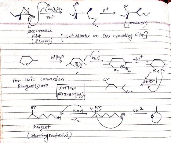 ht SN2 class-crowded . (20 Carbon products SN² Attacks on les crowding site] site you on QUBY for this conversion Reagents) a