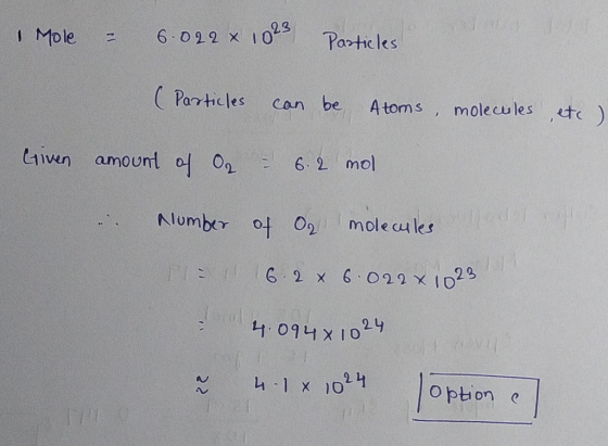 Mole 6 022 x I 023 Patieles Particles Can be Atoms , molecules te) iven amounl af 0 62 mol Number ot O mole aules P 1 6 2 x 6