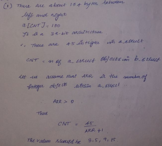 ) There are kmet 15个bytes hebueen r, 7hece 千5.h)允分40 w易 n.b faeLt ase neg a snuck eetts mi b.tuk ARR>O ARR +I The valua ろhoul