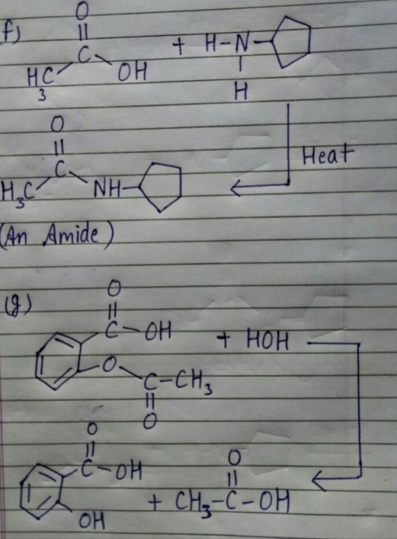 + HN OA Heat HCC NHC (An Amide) C-OH + HOH e-CH₂ C-OH + C OH