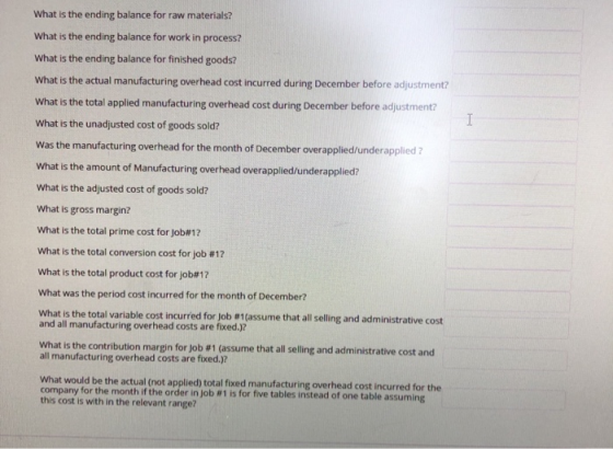 What is the ending balance for raw materials? What is the ending balance for work in process? What is the ending balance for