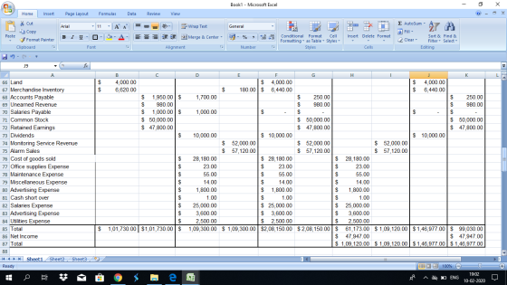 Book1 - Microsoft Excel - X Home Insert Page Layout Formulas Data Review View Cut Copy ♡ General - Wrap Text Merge & Center 1