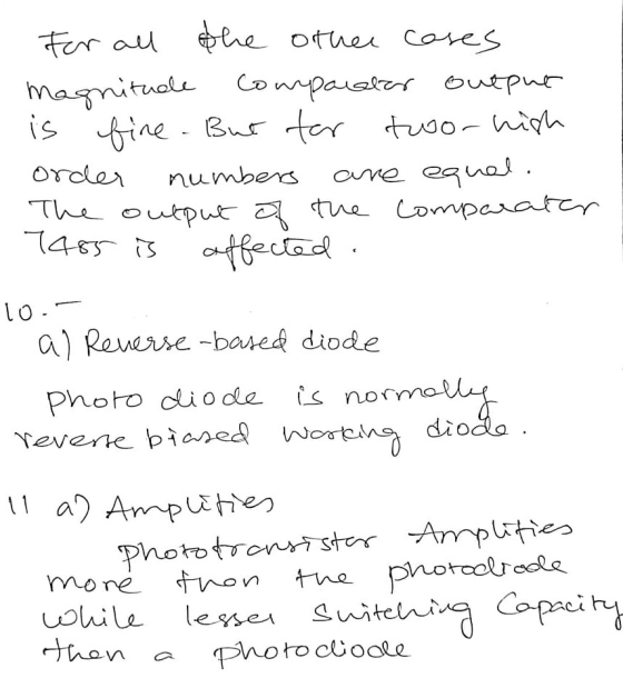 For all the other cases Magnitude comparalar output is fine. But for twornish order numbers are equal. The output of the comp