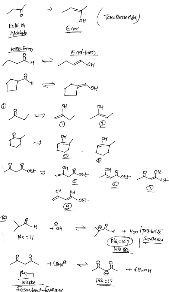 - Toy (Tacu torterman) Tautomeren Keto di Aldehyde Enol Keto form And for 0H ༧ ན རིས་ ༤ ། ས 4 ག ཏུན ཁ ONE Bo Ver a el 4 + Hop