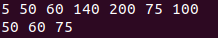 5 50 66 140 200 75 100 50 60 75