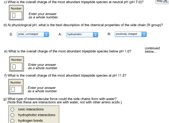What is the overall charge of the most abundant tr