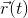 \begin{align*}\vec r(t)\end{align*}