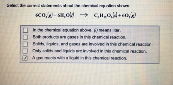 Select the correct statements about the chemical e