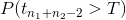 P(t_{n_1+n_2-2}>T)