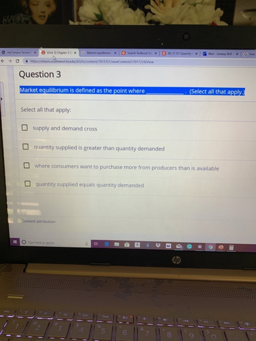 myCampus Securex0 Unt 11 Chapter 3 G Market eglbrim C Search Texthook So C 40 51 01 Quntity Mail Linday Bel XC G how https//e
