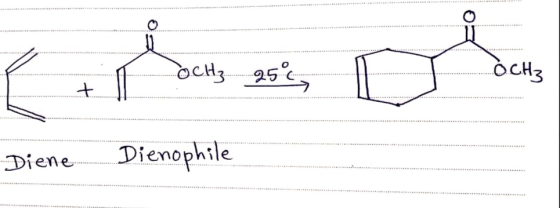 ocH 25 CH3 Dienophile Diene
