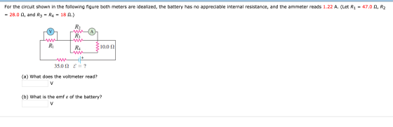 For the circuit shown in the following figure both