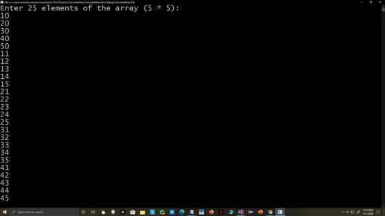 file:///c/users/user/documents/visual studio 2015/Projects/CalculateMean/Calculate Mean/bin/Debug/CalculateMean.EXE Enter 25