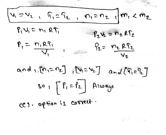 Turve, na Tz , manzimizme Pivani RT V z N₂RI2 and. In 202] [M=] and [h=2] so. [P,= ß2] Always cc). option is correct