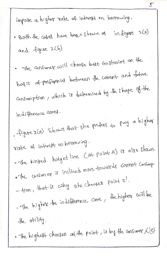 impose a higher rate of interest on borrowing • Both the cafes have been shown as in figure 2 (a) and figure 2(6) The contine