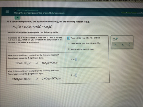 LUDYJHINJSVPYUucv04EYYUSDT3y5lCw- KINETICS AND EQUILIBRIUM Using the general properties of equilibrium constants At a certain