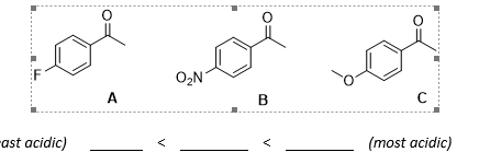 لي بن ast acidic) _ (most acidic)
