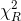 \chi ^2_{R}
