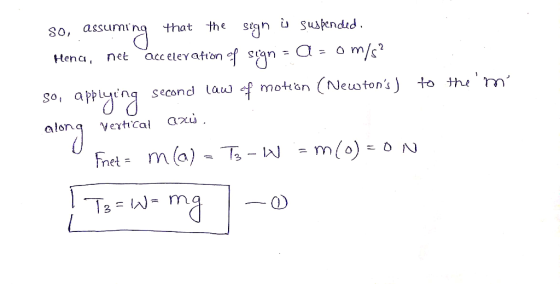 supendid that the sign assum SO, accelerationf san = A = 0 m/s2 net Hena second lau f mottan (Newtons to theM ayng yextiCa