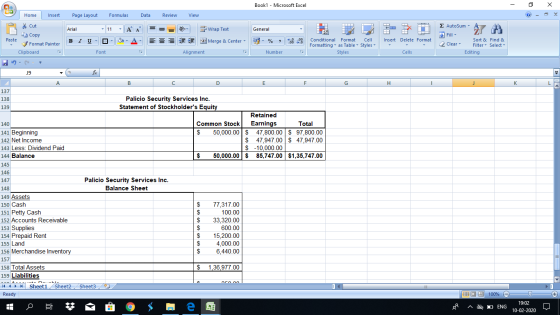 Book1 - Microsoft Excel - X Home Insert Page Layout Formulas Data Review View Cut Copy Arial ♡ General 1 - Wrap Text Merge &