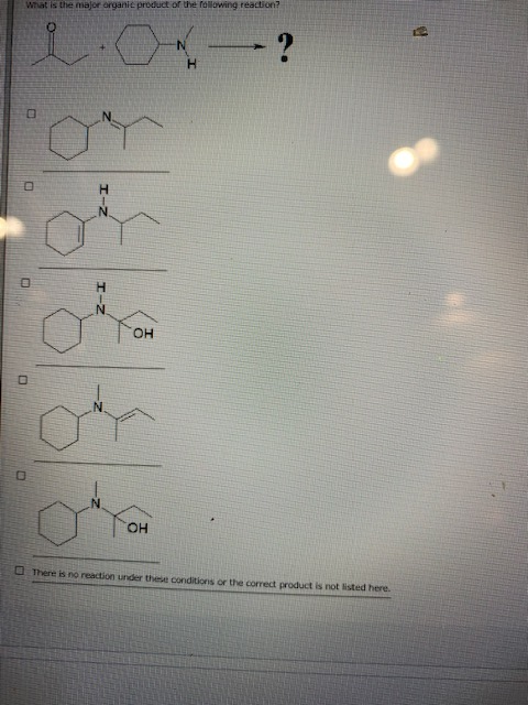 What is the major organic product or the following reaction? LO-? I-Z 2-I OH 0 OH There is no reaction under these conditions