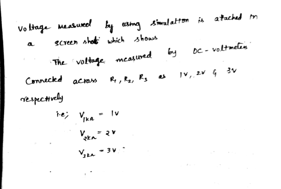 creen shot hich shoab The voltage measured Ly dc-voltmean eL Iv