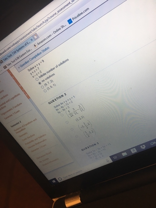 〇(9,7, 2) QUESTION 2 0(532 QUESTION 3