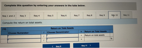 Complete this question by entering your answers in the tabs below. Req 1 and 2 Reg 3 Reg 4 Reg 5 Roq 5 Req 6 Rego Req 7 Roa ?