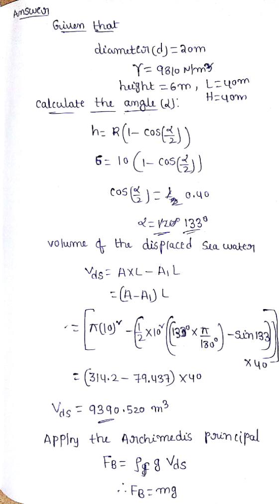 AnStucn Guum tho calculate thu amale h- R(i- cos volume 4 thu dispfactd Sa uwakeo (A-A) L I30° (314.2-74.437) Хуо Vds: 9390.5