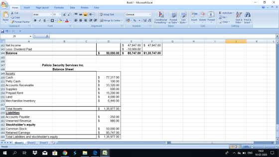 Book1 - Microsoft Excel - X Home Insert Page Layout Formulas Data Review View Cut Copy Arial ♡ General 1 - Wrap Text Merge &
