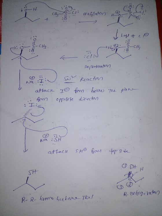 CH3 -CH De jMekuet Feactan Na: attack 10f helau The phn ppesrte dinctan Na:SH atfacle SH SH R Cn frg radan R- 2 broro betans