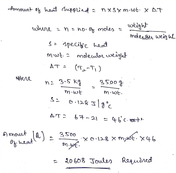 nx5xm.wt. X △T -Amount oģ hod Auppu4l wra wlhirc - na noo moles 卜 Sp eci ene 3 Soo m wt. 12811 3 Soo