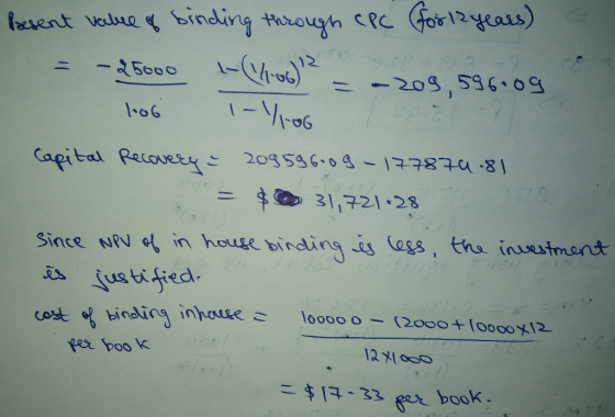 Sovs 5600 1 0 6 ニメら311721.28 Since wN e in house binding egs, tha investmant s ius bi fied cost eh binding inhoufeこ looooo_ {