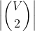 \left | \binom{V}{2} \right |