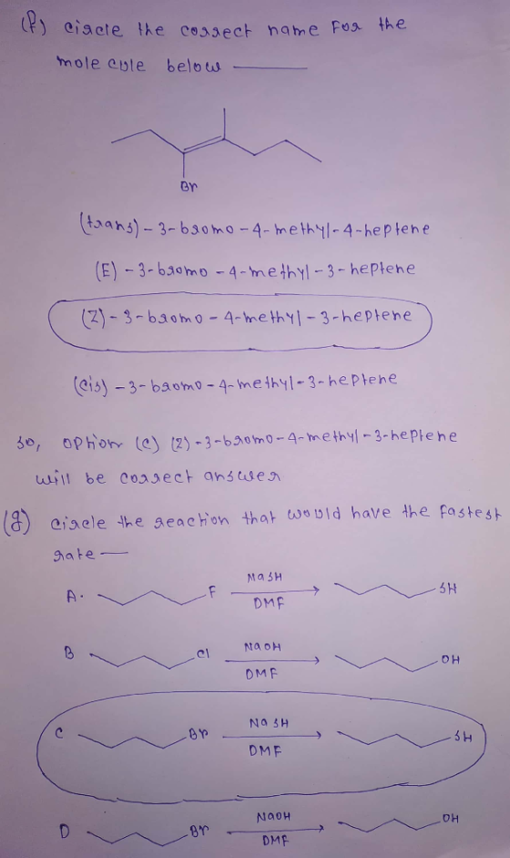 eiacte the coasect name Foa the mole eule below GY ahs)-3-b30 mo-4-methyI-4-heptene E)-3-630mo -4-methyl-3-heptehe (2-3-630mo