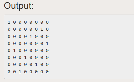 Output: 1 еееееее eeeeee1e еееееее eeeeeee1 01 ееееее eee1oooo eeeee1ee ee1eeeee