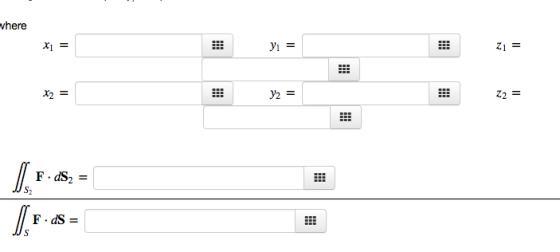 here z2 = y, X2= F.dS2 =