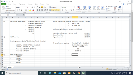 Book1 - Microsoft Excel 0 Х File Home Insert Page Layout Formulas Data Review View O P x AutoSum * Cut E Copy Calibri - 11 Α