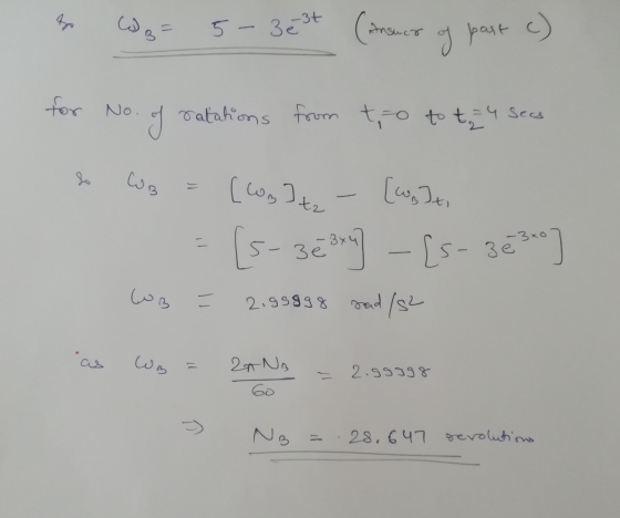 ap we 12 5 - 363 ( Answer og part c) for No. ratations from J secs to to tozu & 3 B = [cogItz [cgIt [s-3eory] - [s- geson 2.9