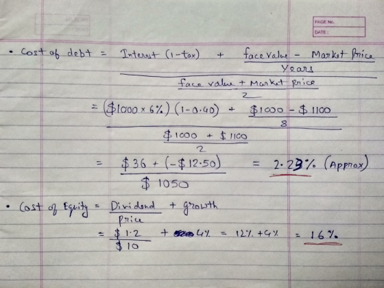 PAGE No. DATE: 드Glo00x62.).(1-0.go) + Φ1a00-Sllao 2 t 19.50 2.23% (Approx) _ 1050 os Priu