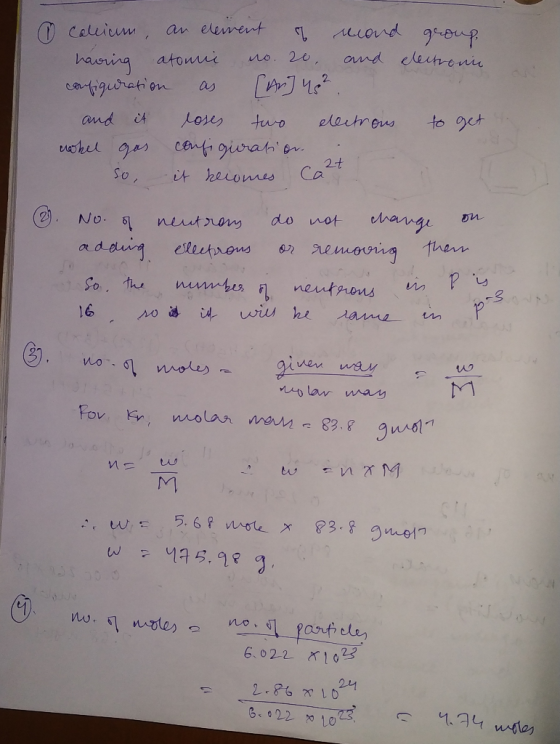 ♡ calcium , an element of neond group, having atomic no. 20, and electronie configuration as [A] 46² and it roses two electro