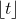 \left \lfloor t \right \rfloor