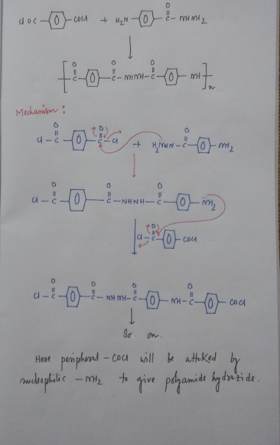 doc (0 con + H₂N-of -miniz Mechanism : d- பட்டு NUN - So an. Here periphesnt - coal will be attaked by nucleophilic - me to g
